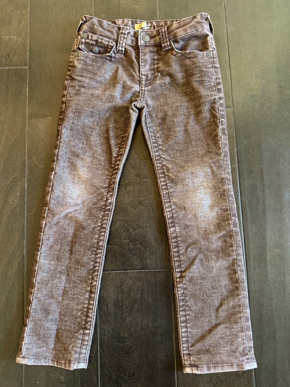 True Religion Kids Brown Washed Skinny Jeans